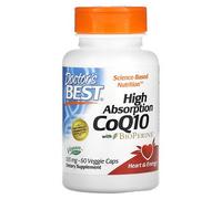 Doctor's Best Coq10 À Haute Absorption À La Bioperine, 100 Mg, 60 Capsules Végétariennes