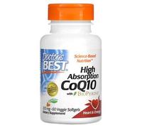 Doctor's Best Coq10 À Haute Absorption Avec Bioperine, 200 Mg, 60 Gélules Végétales