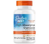Doctor's Best Curcumine à haute absorption + BioPerine - 120 gélules