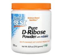 Doctor's Best D-Ribose en Poudre - 250g | Énergie Naturelle | Soutien Cardiovasculaire