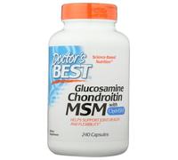 Doctor's Best Glucosamine Chondroitin MSM with OptiMSM, 240 Capsules