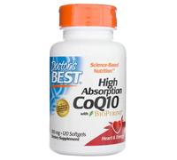 Doctor's Best High Absorption CoQ10 with BioPerine 100 mg - 120 Softgels