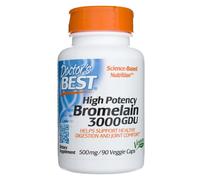 Doctor's Best High Potency Bromelain 3000 GDU - 90 Veg Capsules