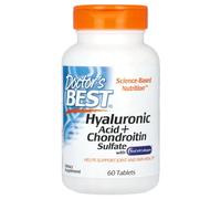 Doctor's Best Hyaluronic Acid + Chondroitin Sulfate with BioCell Collagen - 60 tablets