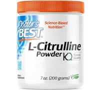 Doctor's Best L-Citrulline, 200g poudre Végétalienne, Acide Aminé, Testé en Laboratoire, Sans Gluten, Sans Soja, Végétarien