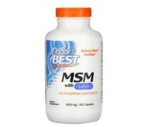 Doctor's Best MSM avec OptiMSM, 1000mg - 360 gélules - Soutien pour la Mobilité Articulaire