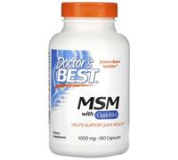 Doctor's Best - MSM avec OptiMSM | Soutien naturel pour les articulations et la santé du cartilage - 1000mg - 180 capsules