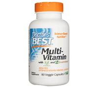 Doctor's Best Multi-Vitamine avec Vitashine D3 et Quatrefolic - 90 Veg Capsules
