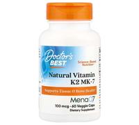 Doctor's Best Natural Vitamin K2 MK-7 with MenaQ7 100 mcg - 60 Capsules