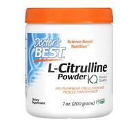 Doctor's Best Poudre de L-Citrulline - 200g - Soutien pour la Performance Athlétique