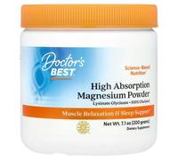 Doctor's Best, Poudre De Magnésium À Haute Absorption, 200 G