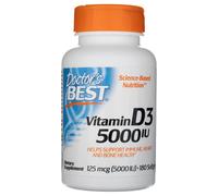 Doctor's Best Vitamine D3 5000 UI - 180 capsules molles