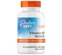 Doctor's Best Vitamine D3 5000 UI - 360 softgels