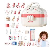 Doctors Set for Kids - Doctor Play Set | Doctor Sets for Kids | Doctors Pretend Play Equipment with Case För Boys Girls Birthday, Safe Odorless ABS, 1 Packs