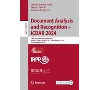 Document Analysis And Recognition - Icdar 2024