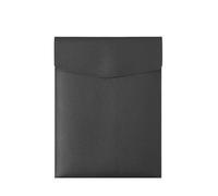 Document Cuir Chemise A4 en similicuir, simple, grande capacité, porte-documents tendance, organiseur de documents, contrats, factures, documents de bureau(Black)