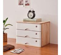 Document de bureau en bois massif avec verrou - Nifiez élégamment vos documents et fournitures pour la maison ou le bureau