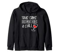 Documentaires sur la Vraie criminalité et Chill Murder Mysteries & Wine Sweat à Capuche