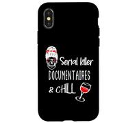 Documentaires sur Les tueurs en série et Chill Messy Bun Mom Skull Coque pour iPhone X/XS