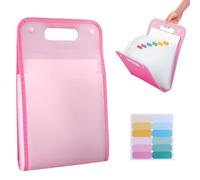 Documentations avec 13 compartiments, porte-témoignages pour filles et garçons avec étiquettes adhésives, classeur rapide de 300 feuilles de papier, porte-documents en carton, pour bureau, maison