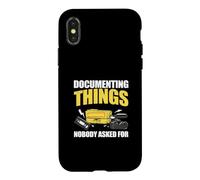 Documenter des Choses Que Personne n'a demandées aux mordus de documentaires Amusants Coque pour iPhone X/XS