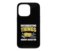 Documenter des Choses Que Personne n'a demandées aux mordus de documentaires Amusants Coque pour iPhone 13 Pro