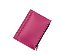 Documents en cuir Classeur à anneaux en cuir synthétique M5 A8, pochette zippée for classeur 5, intercalaire, étanche for documents(Color-07)