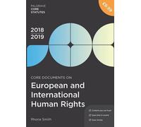 Documents fondamentaux sur les droits de l'homme européens et internationaux 2018-19, 1