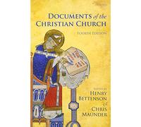 Documents of the Christian Church by Bettenson Paperback Book Inconnu (Auteur)