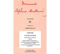 Documents Stéphane Mallarmé - Tome 4 Nouvelle Série