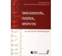 Documents textes uvres - Pur - Presses Universitaires Rennes - broché - Essai