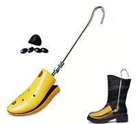 Docuuleuy Étirement de bottes pour pieds épais, bottes de travail, hauteur du cou-de-pied, ajustable, pour femme/homme, chaussures plates, bottes de randonnée, 1 pièce., Large