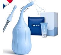 DOCXEN Poire à Lavement Intime Anus ANTI RETOUR 310ML ✮GARANTIE À VIE✮ | Kit Lavement Intestinal Poire Lavement Rectale Adulte, Poire de Lavement Intime Anus Douche, Douches Anale et Vaginale + Sac