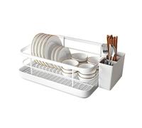 Doda Rejilla Kitchen - Organisateur de plats multifonction avec plateau | Soutenez les plats et recouvert de drainage pour la cuisson des étoiles ménagères