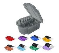 DODAER Lot de 8 Peignes de Guidage en Acier Inoxydable pour Tondeuse Andis, Oster A5, Wahl KM10 Series (Uniquement Compatible avec Les Lames 15# 10# 30#)