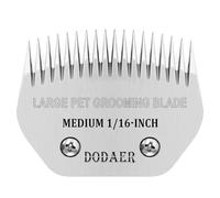 DODAER Tondeuse de toilettage amovible pour chien de compagnie, compatible avec les tondeuses Andis Medium Blender, Oster A5, Wahl KM10, taille M, longueur de coupe de 0,6 cm pour grands chiens