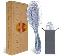 DODAMOUR Brosse à cheveux démêlante, brosse à pagaie ventilée pour le brushing et le massage du cuir chevelu, compacte et portable avec dents en nylon, idéale pour les cheveux humides et secs