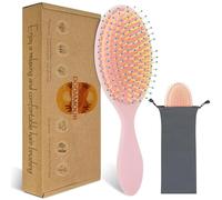 DODAMOUR Peigne à coussin d'air, brosse de massage du cuir chevelu, brosse démêlante douce pour homme et femme, peigne de massage ovale idéal pour cheveux humides et secs (rose)