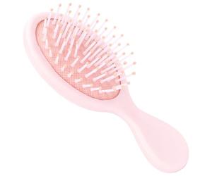 DODAMOUR Petit peigne à coussin d'air, brosse de massage du cuir chevelu, brosse démêlante douce pour homme et femme, peigne de massage ovale idéal pour cheveux humides et secs (rose)