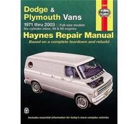 Dodge amp Plymouth Vans 71 03 by P B Ward & J H Haynes & Revised by Robert Maddox Maddox, Rob, Haynes, John H. (Auteur)