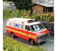 Dodge B 200, Ambulance, FDNY, 1975 - BREKINA 18301 - HO 1/87