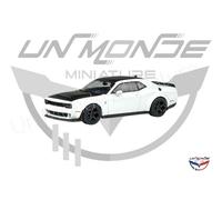 Solido Voiture miniature Dodge Challenger SRT Demon V8 6.2L Coupé 2018 Blanc/Noir 1:43 SL4310303
