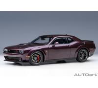 Dodge Challenger R/T Scat Paquet Shaker Widebody 2022 Mauve Modèle 1:18