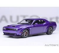 Dodge Challenger SRT SUPERSTOCK 2023 Lila Modèle Auto 1:18 Autoart