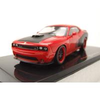 Dodge Challenger SRT8 2009 Rouge Noir Modèle Auto 1:43 Ixo Models