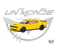 SOLIDO 4310308 MINIATURE DODGE CHALLENGER YELLOW 2018 1/43