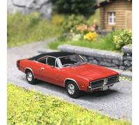 Dodge Charger R/T, rouge, noir, 1969 - BREKINA 18003 - HO 1/87