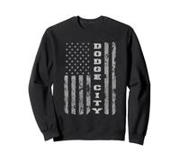 Dodge City, Kansas, Drapeau américain Sweatshirt