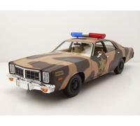 Dodge Monaco 1978 Hazzard County Camouflage Sheriff Modèle Auto 1:18 Greenlight