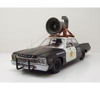 KK-Scale Voiture miniature Dodge Monaco Blues Mobile avec haut-parleur 1974 1/18